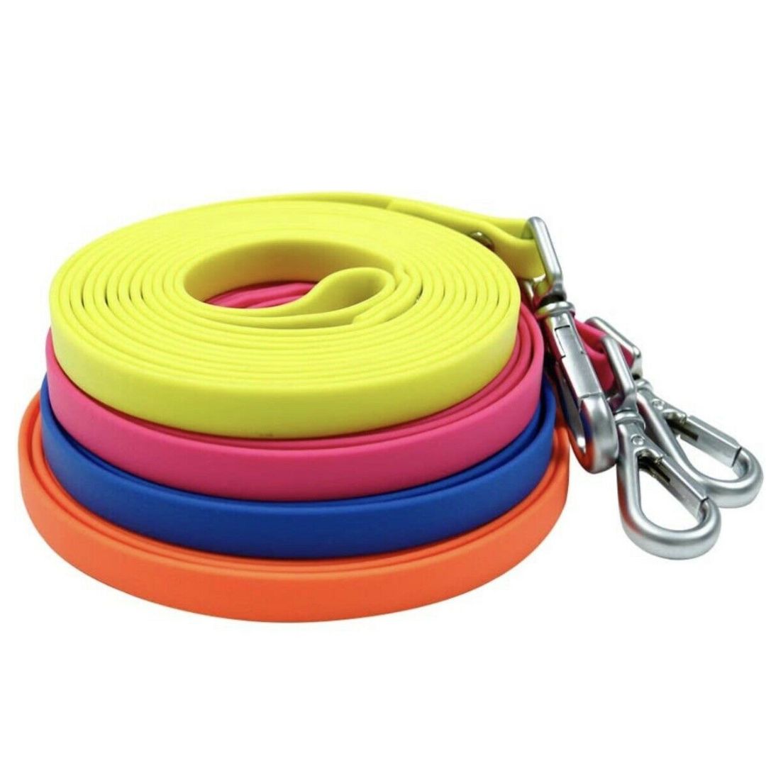 16Ft Waterproof Dog Training Leash, Color: Pink