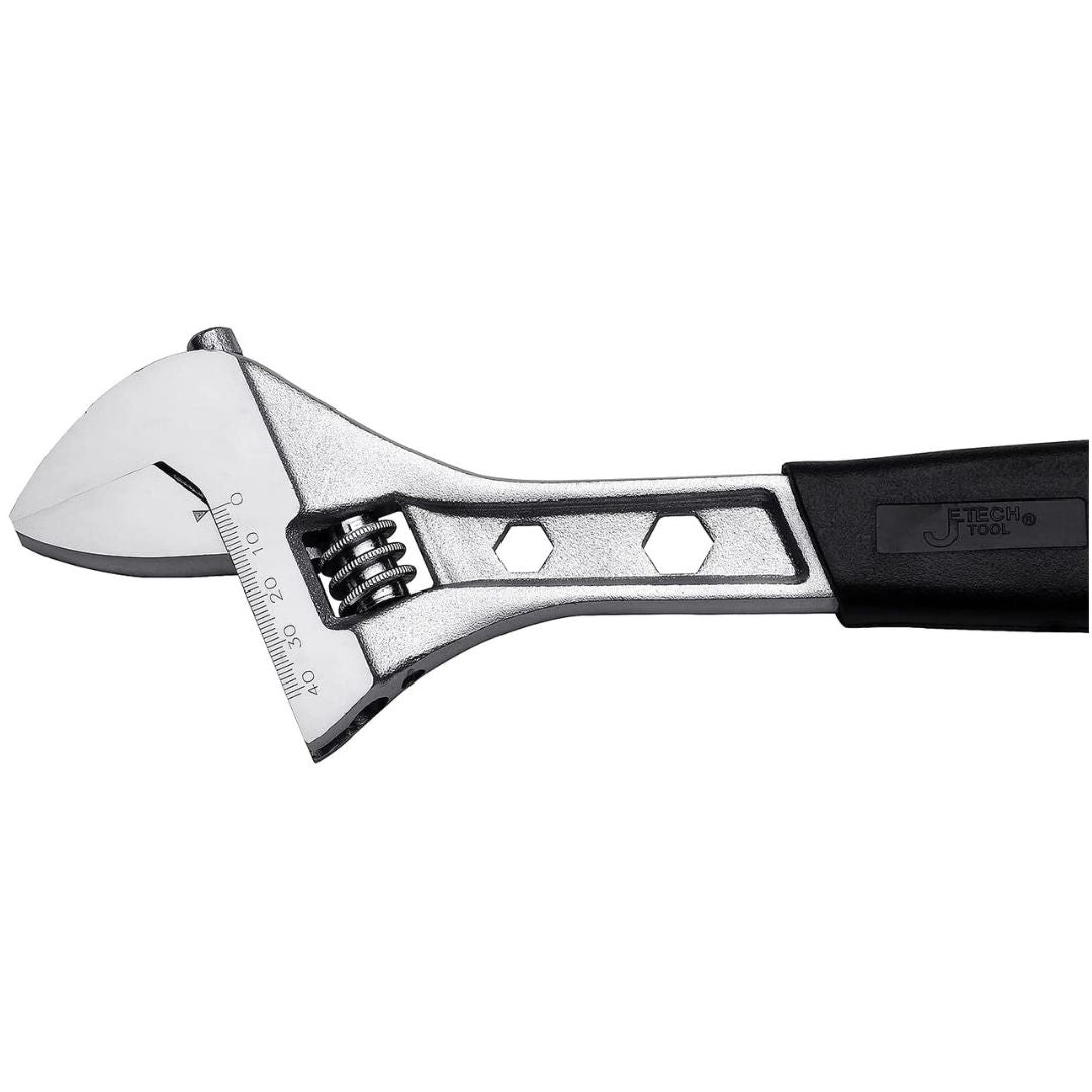 12-inch adjustable wrench, (Chrome Vanadium Steel)