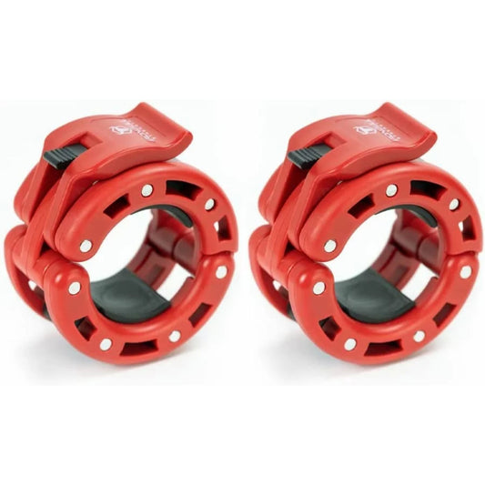 2" Locking Olympic Size Weight Collars - Red V2