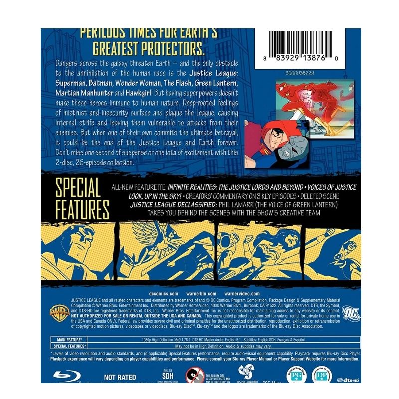 Justice League: Season 2 (DC Comics Classic Collection) Blu-ray