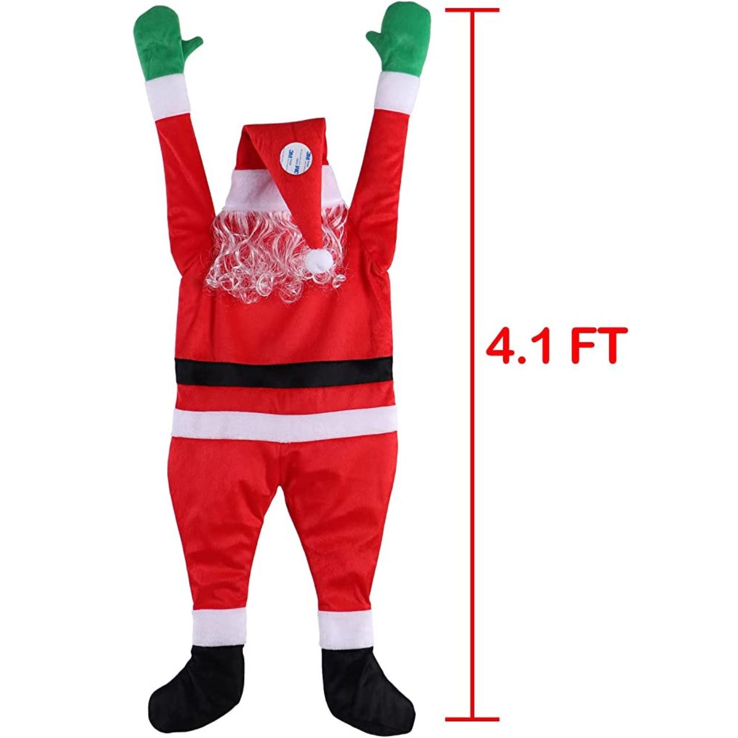 4.1ft Hanging Santa Claus Christmas Decorations