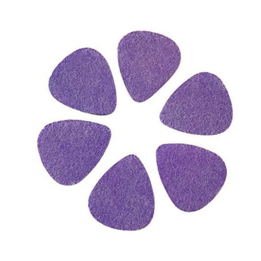 Felt Ukulele Picks 6-Pack,  Prince Purple