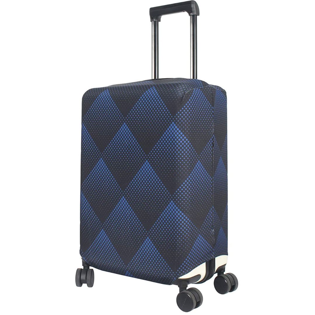 27-30 inch luggage cover (blue cube, L)