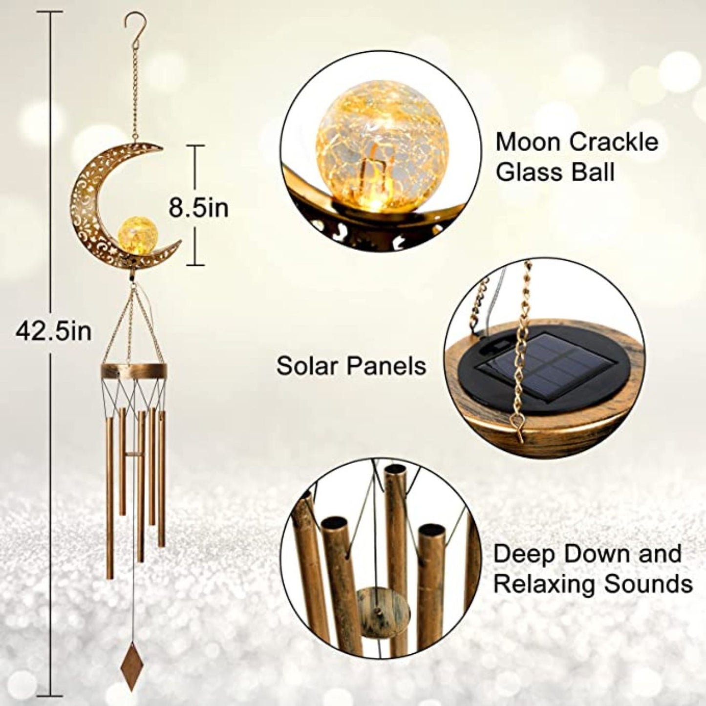 42.5 Inch Deep Tone Wind Chimes