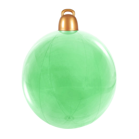 Christmas Blow-Up Inflatable PVC Giant Green Ornament, 4'