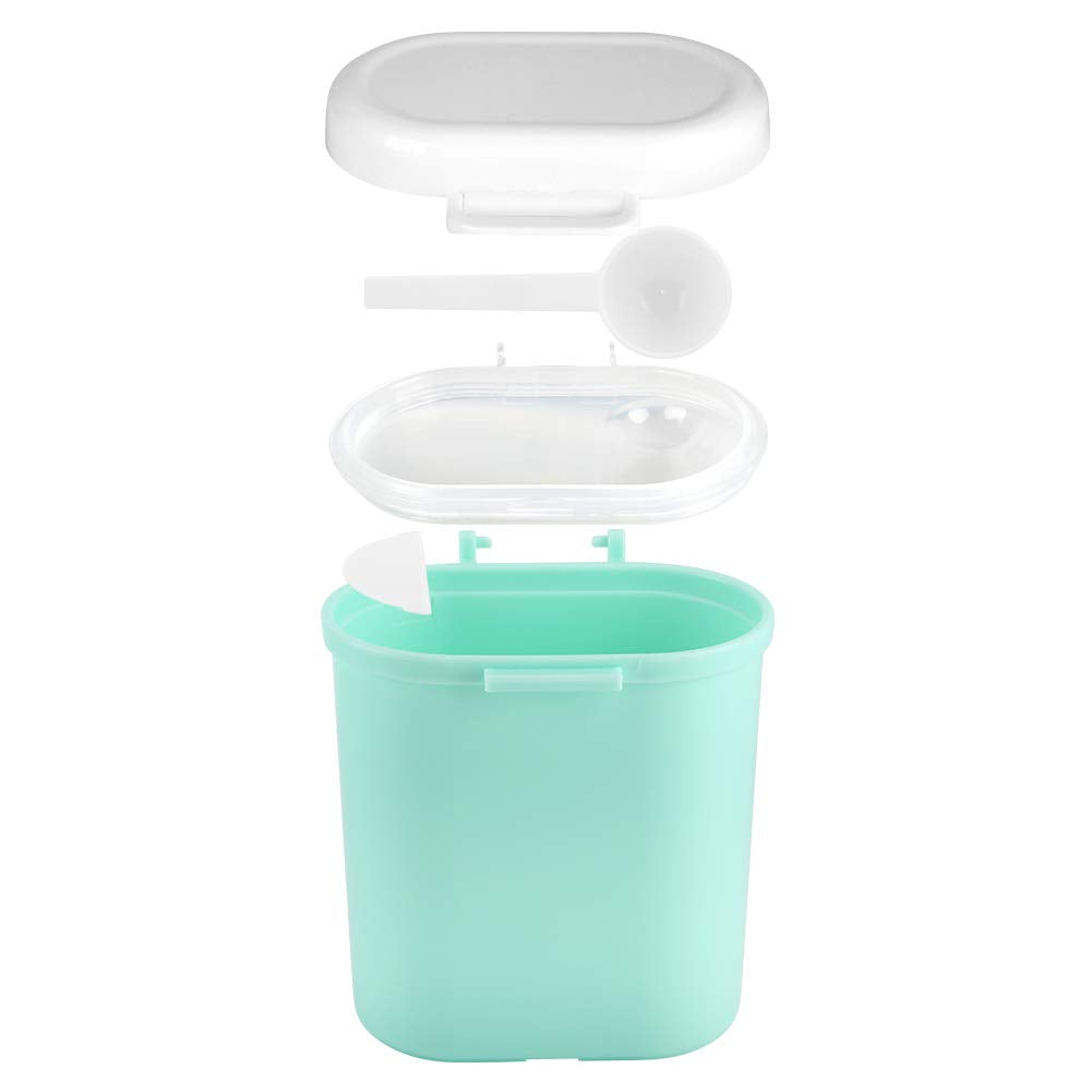 Portable Formula Dispenser with Scoop, Large-350g (Green)