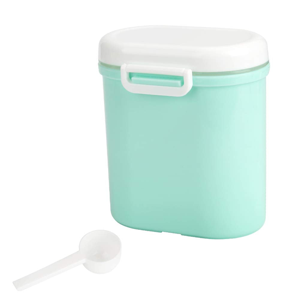 Portable Formula Dispenser with Scoop, Large-350g (Green)