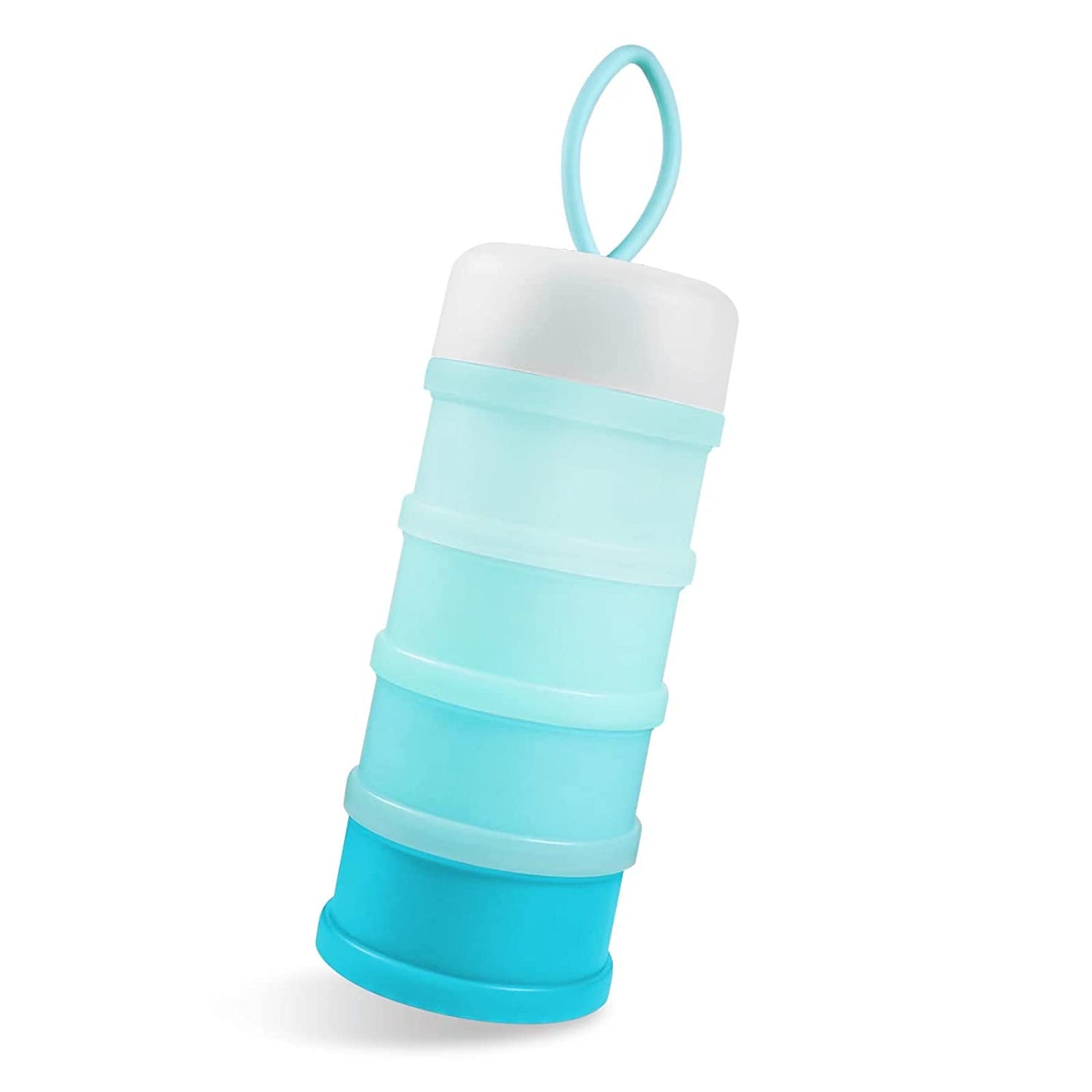 Baby Formula Dispenser Travel, 4 Layers, (Color: Blue)