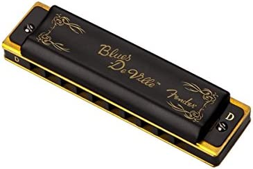 0.25 Pound Harmonica (D), 11.42 x 7.48 x 3.54 in (Black)