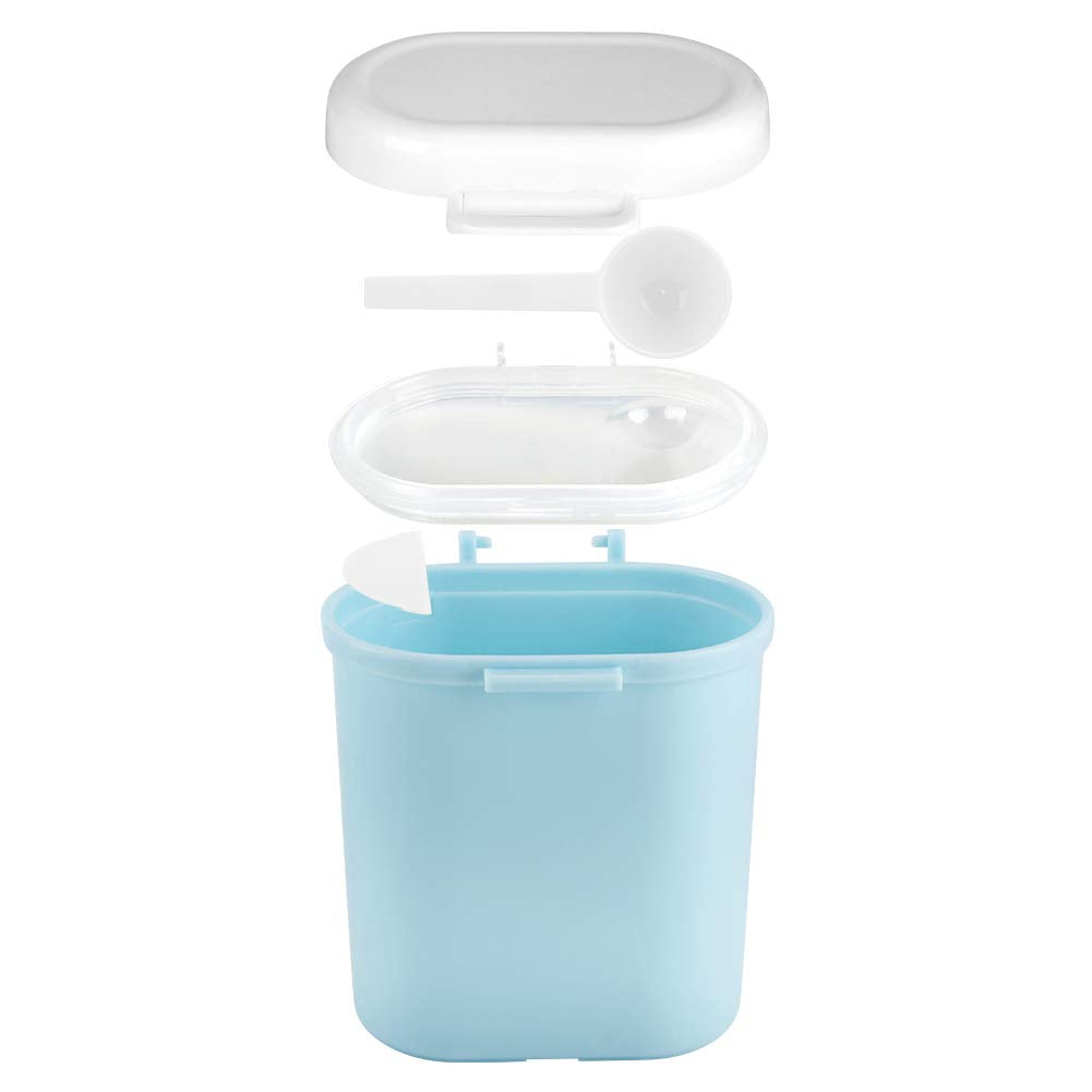 Portable Formula Dispenser with Scoop, Large-350g (Blue)