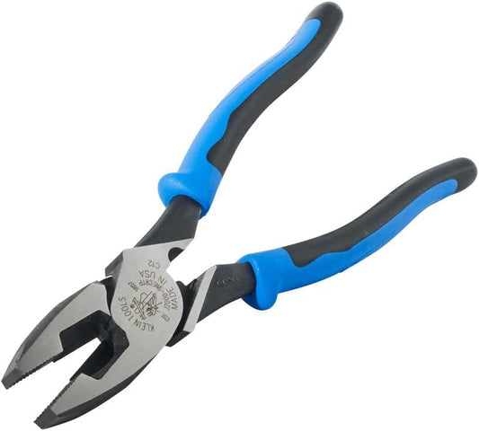 Linemen's Side Cutter Pliers, 9-Inch (Cuts / Crimps / FT Pulling)