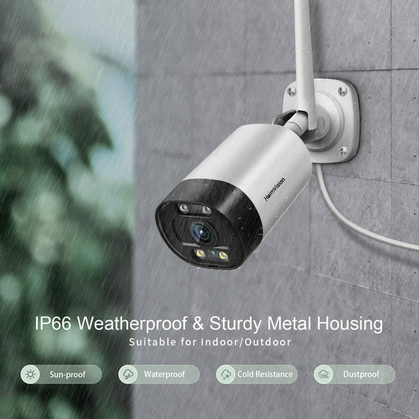 Outdoor security camera, weatherproof