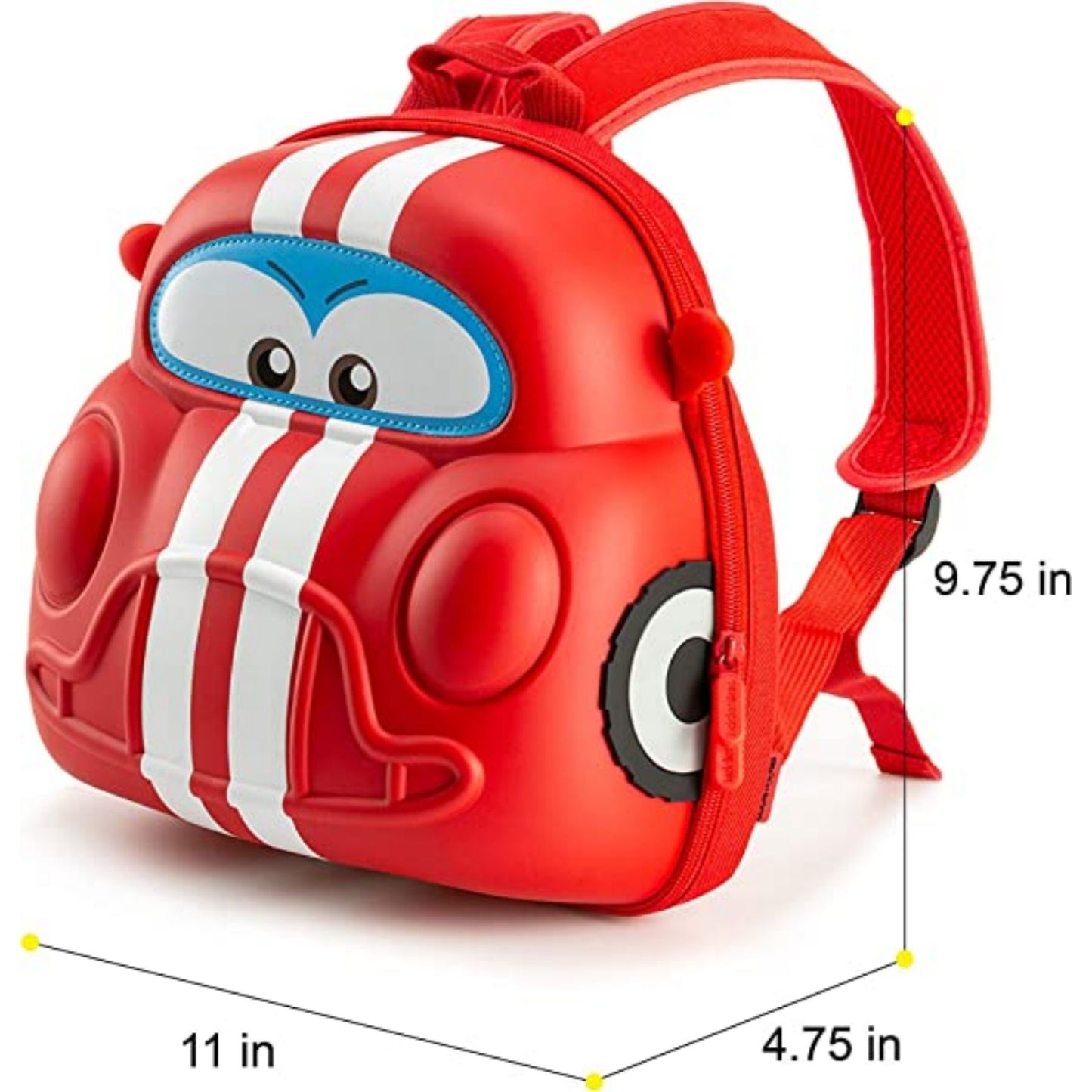 Kids Backpacks, Red (Style: Car)