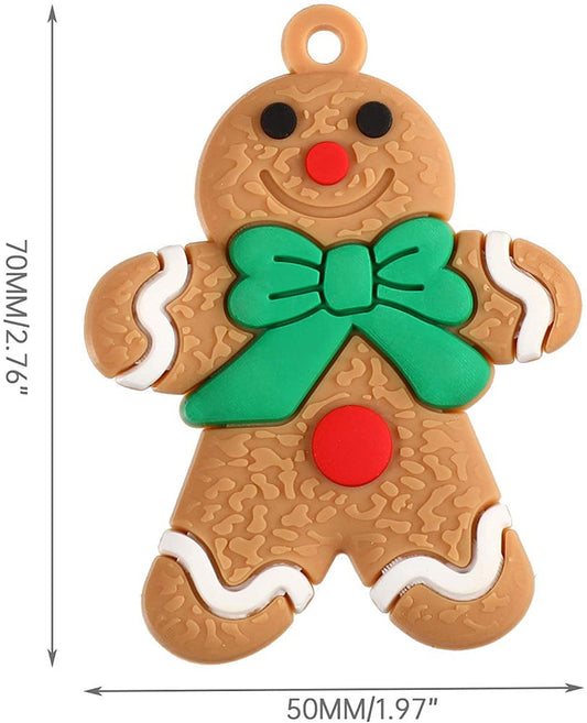 Decorative ornaments, gingerbread to hang, 12 units