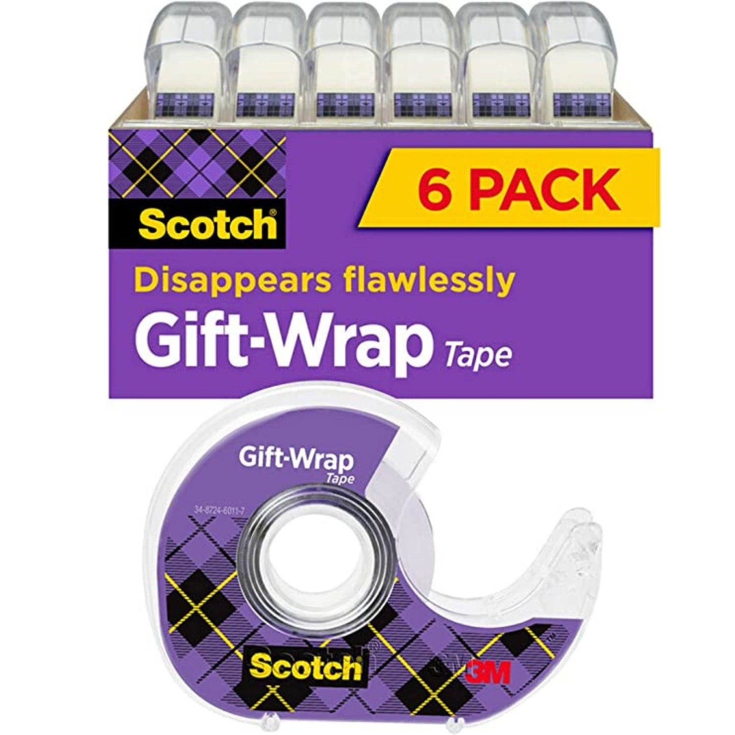 Dispense tape, 6 rolls