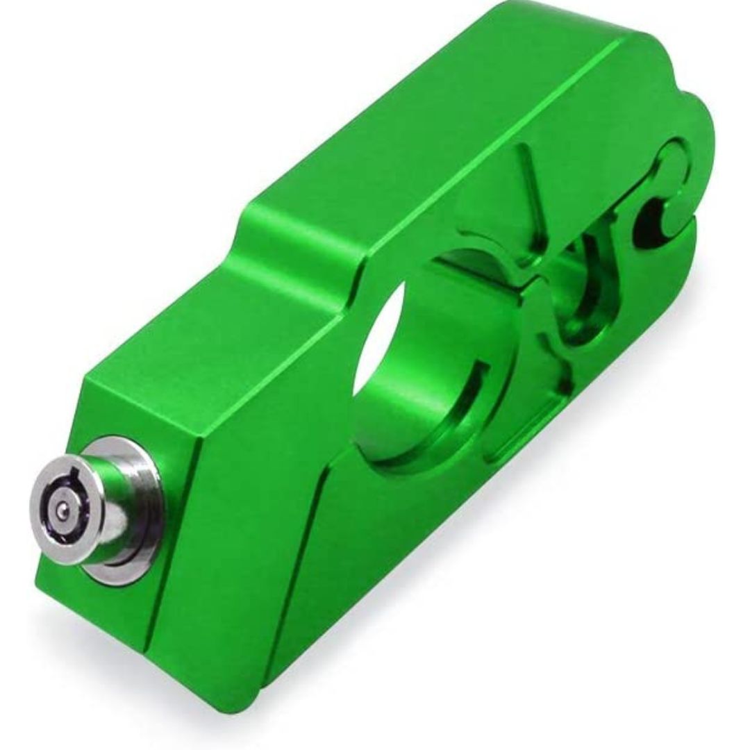 Throttle Handlebar Motorcycle Grip Lock (Green)