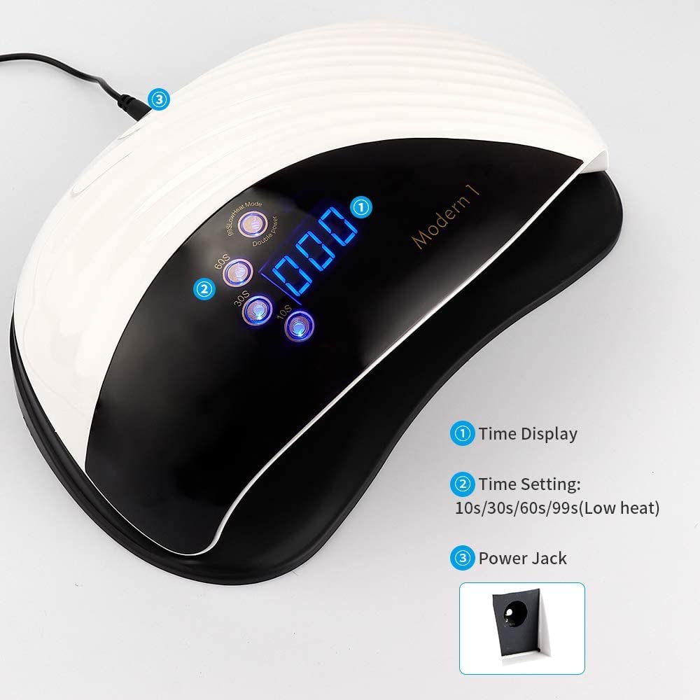 120W Portable Nail Dryer (Color: White)