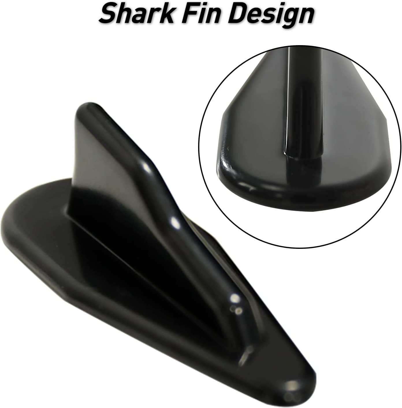 10Pcs Shark Fin Spoiler Universal