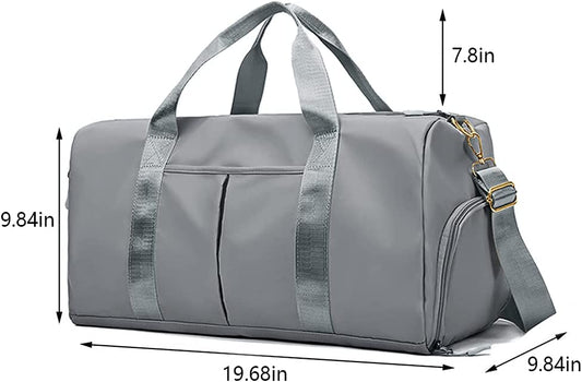 Travel bags, 19.68 inches, Color: A-Grey