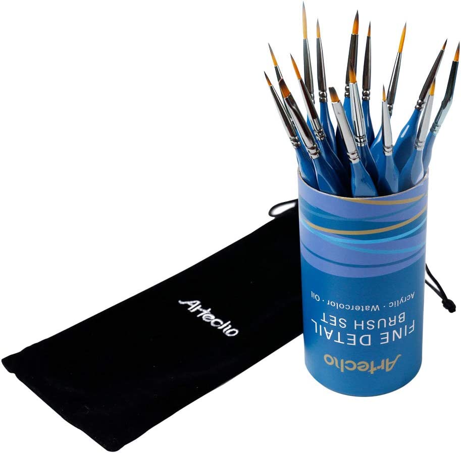 Detail Paint Brush Set - 15 Sizes