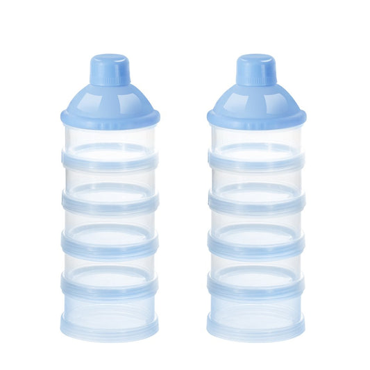 Baby Milk Powder Formula Dispenser 2-Pack (Blue)