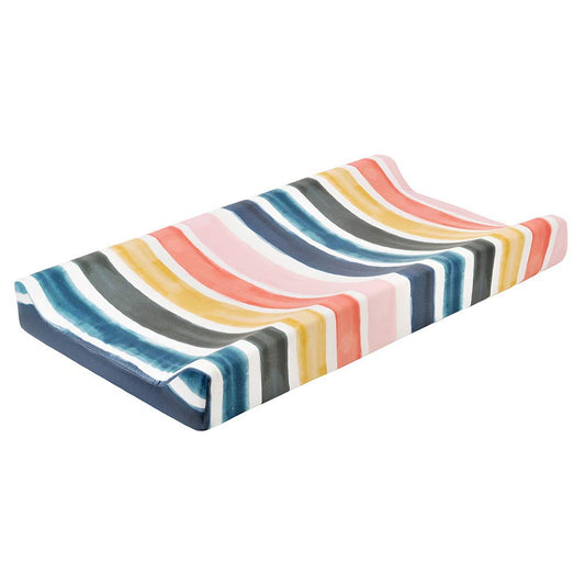 Elastic Changing Pad Cover, 32"/34" x 16" Pad (Striped)