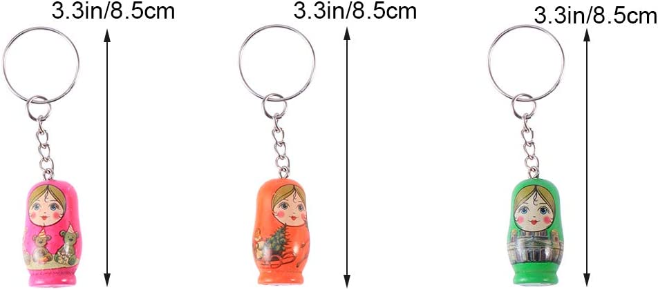 12pcs doll keychains