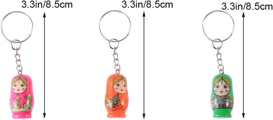 12pcs doll keychains