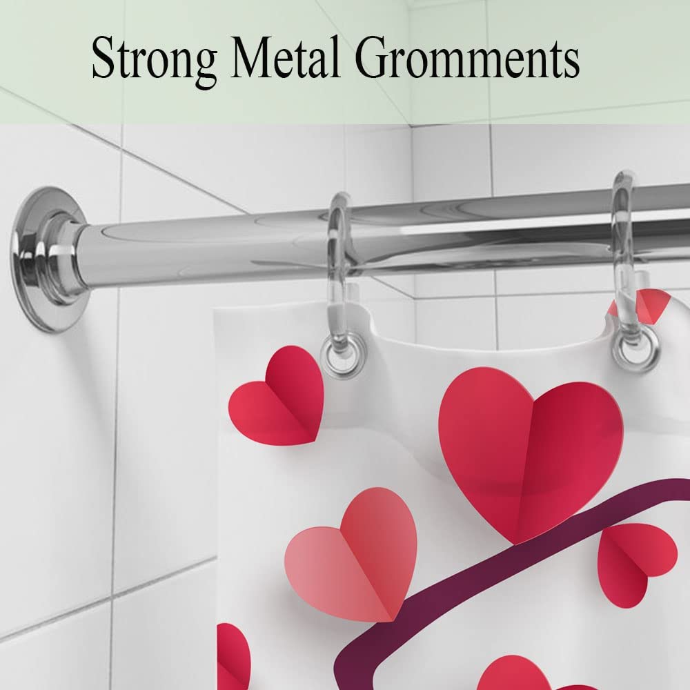 Valentine's Day Shower Curtain 72" x 72"