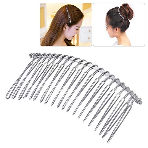 10pcs 20 teeth fancy metal hair clip (mixed)