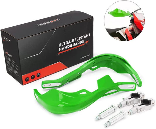 Universal Motorcycle Hand Guards Aluminum Hand Guards Green