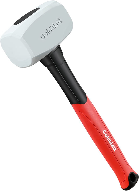 Rubber Mallet 16 oz, White, Metal