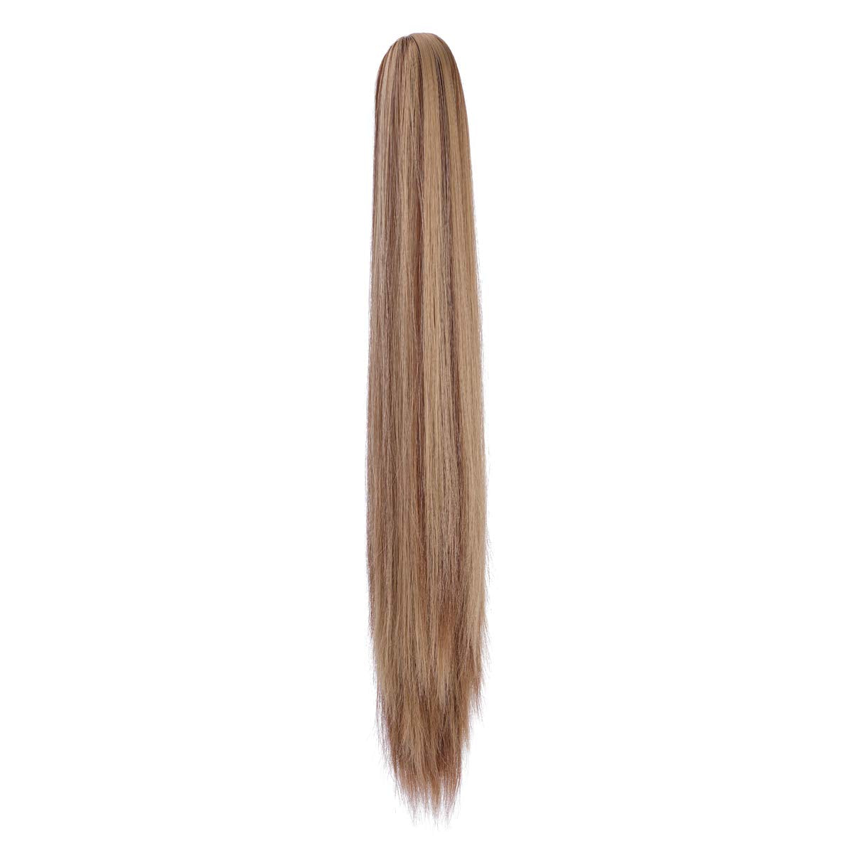 Ponytail Extension 20 Inches Ash Blonde Mix Ginger Brown