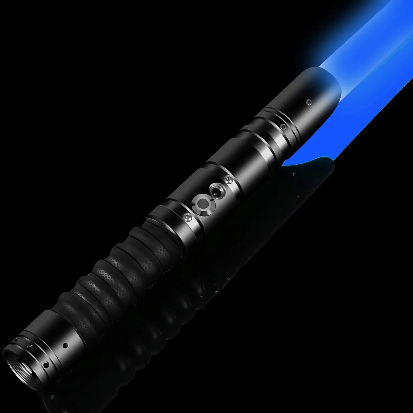 Toy Lightsaber hilt with 9 sound modes (color: black)