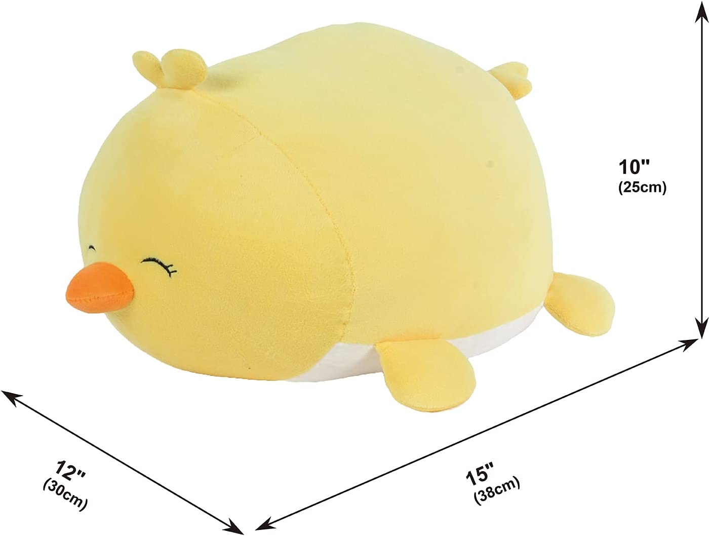 15" Smoochy Pals Yellow Chick, Ultrasoft Stuffed Animal Plush Toy