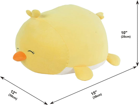 15" Smoochy Pals Yellow Chick, Ultrasoft Stuffed Animal Plush Toy