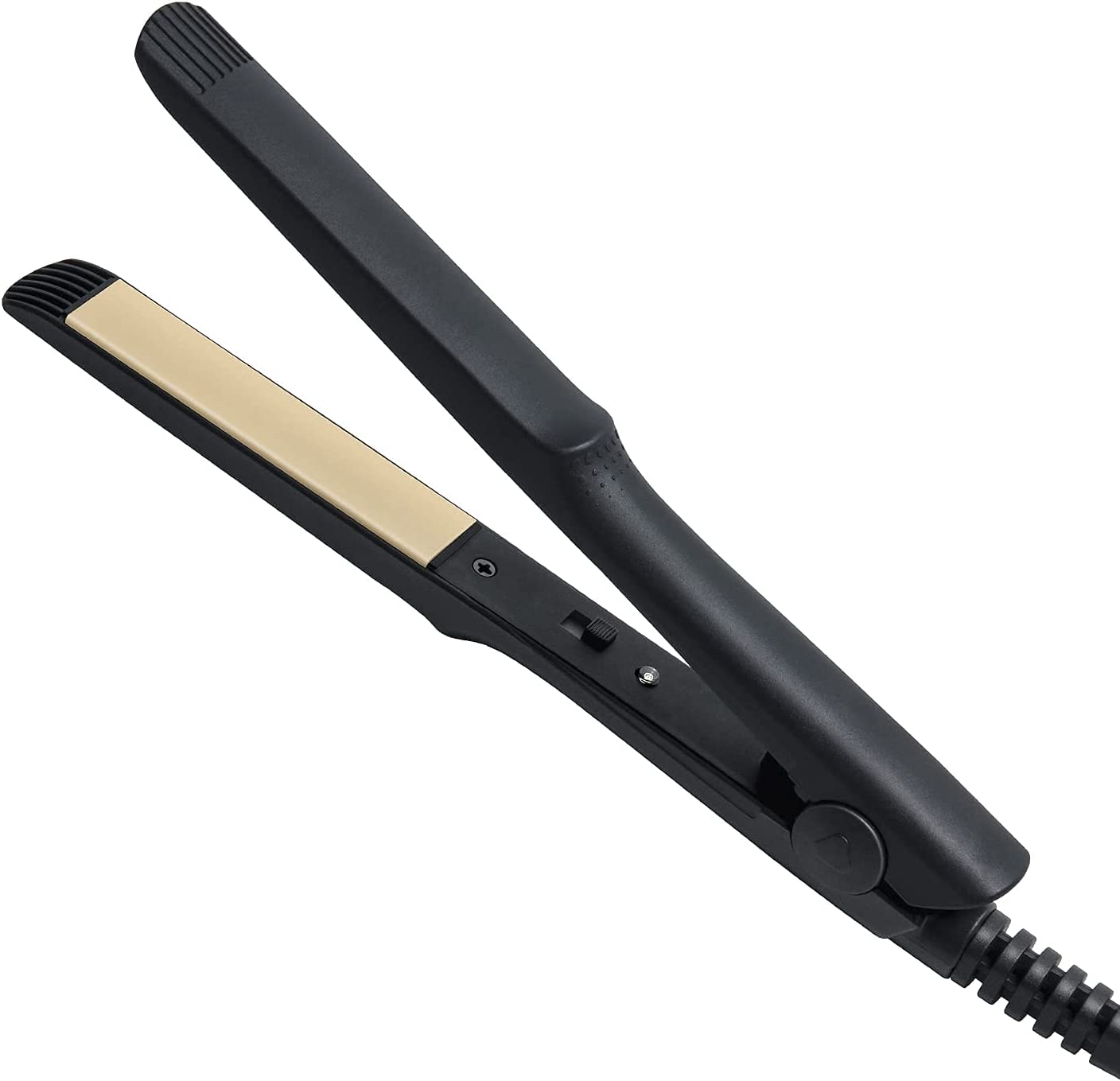 2-in-1 Mini Straightener Hair Straightener and 0.5 Inch Hair Curlers