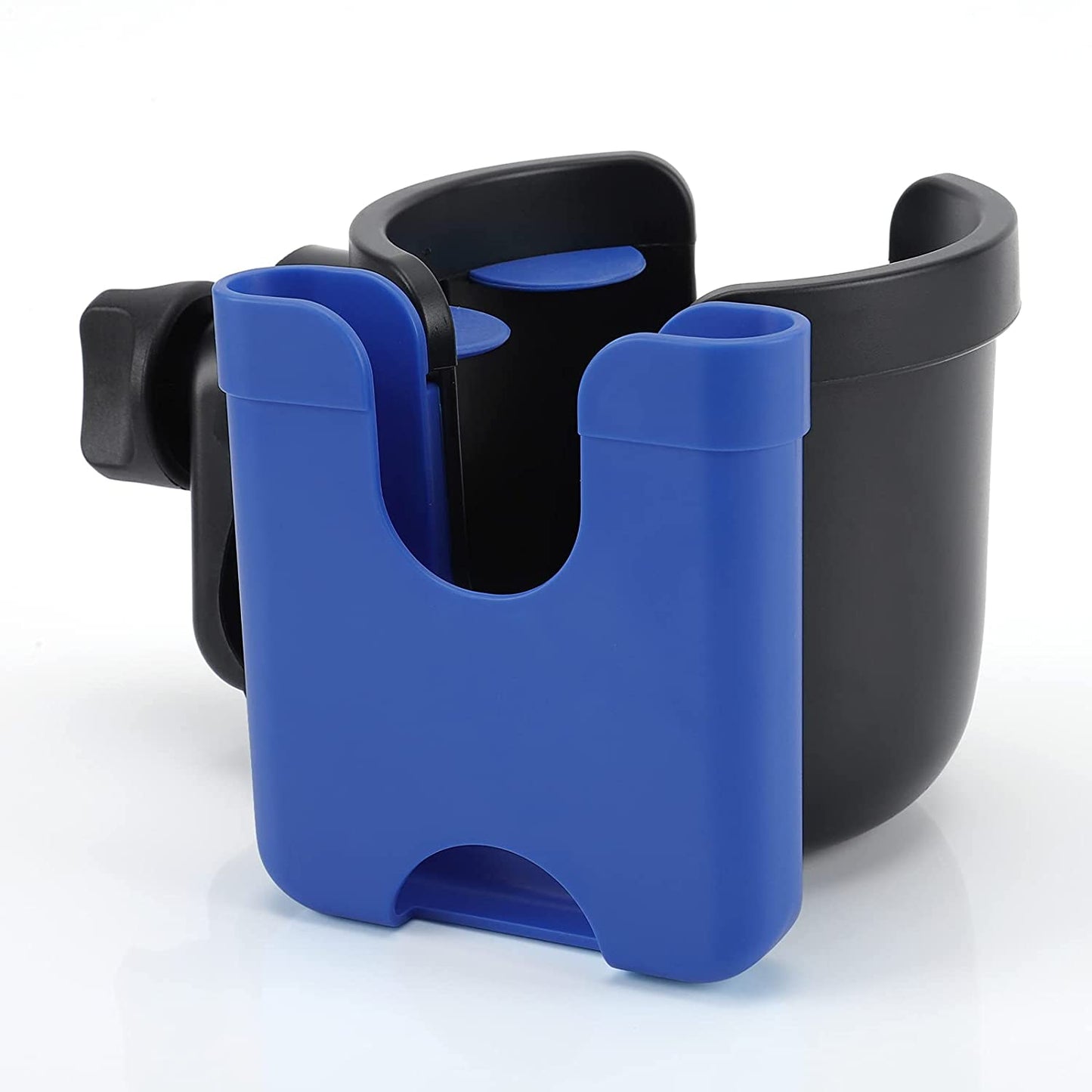 Motorcycle cup holder with phone holder/organizer, Blue