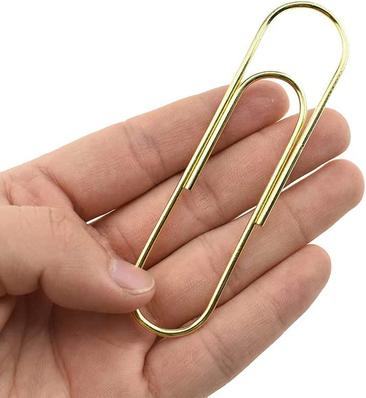 Heavy Duty Paper Clips 4" Length - Pack of 14 Clips