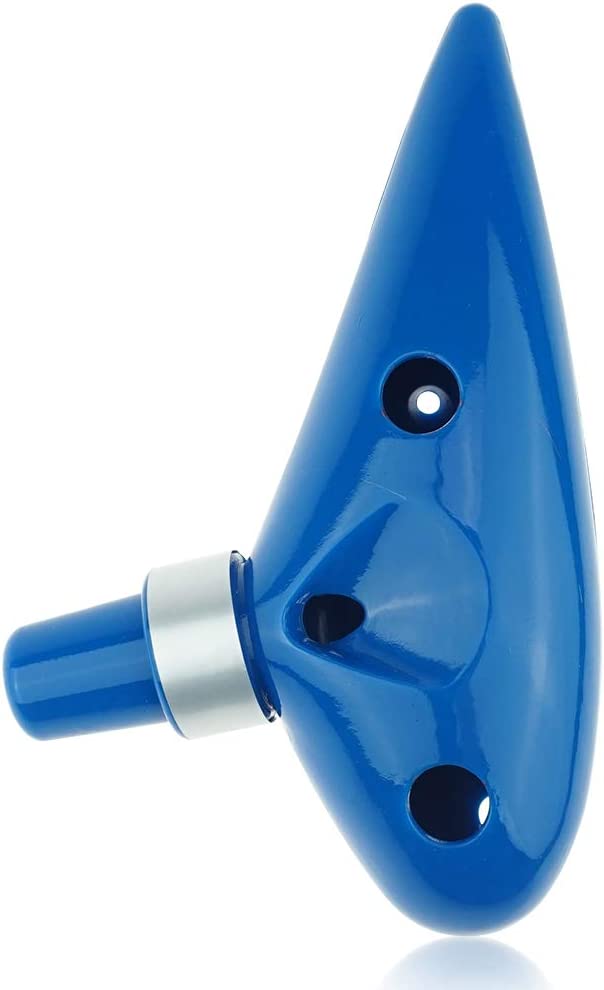 Zelda Plastic Ocarina, 12 Holes, Blue