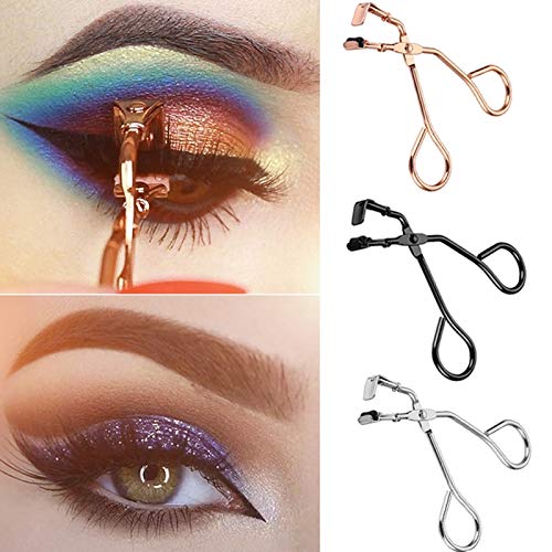 3 Piece Eyelash Curler (Black, Gold and Silver)