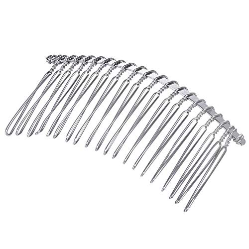 10pcs 20 teeth fancy metal hair clip (mixed)