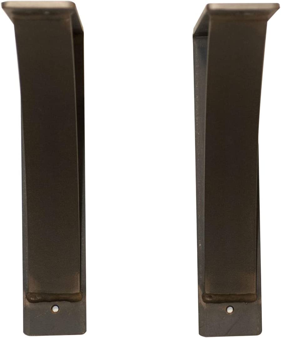 2 Pack Heavy Duty Steel Brackets Size: X - Large 10" x 12" x 2.50