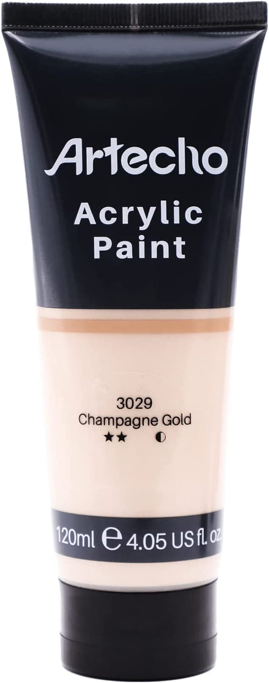 4.05oz Acrylic Paint, 1pc - Color: Champagne Gold