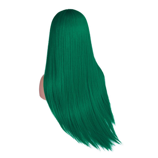 Green Long Straight Hair Wig