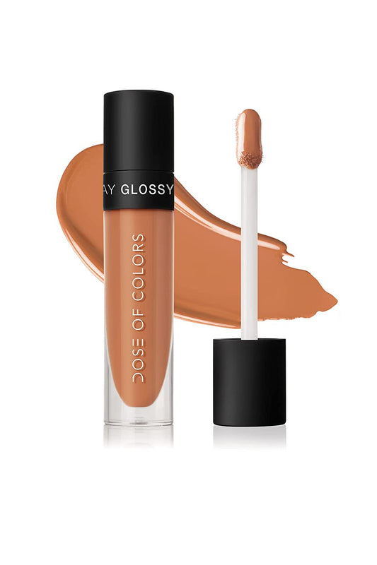 Stay Glossy Lip Gloss, 0.16 oz, Color Macchiato