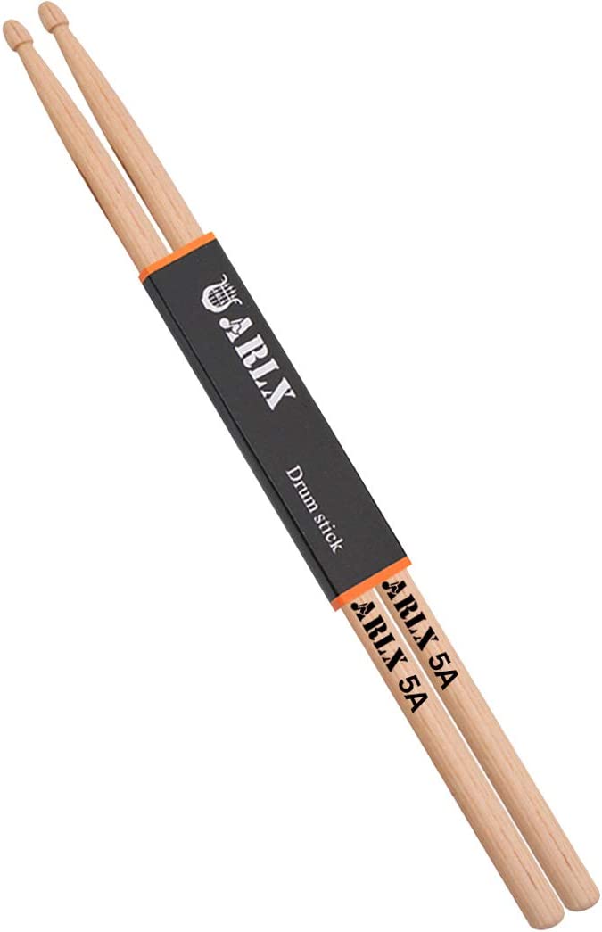 1 pair of 5A oak drumsticks with wooden tip