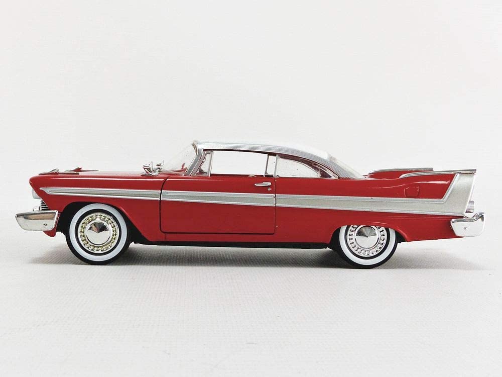 1/24 scale collectible car, (red/white)