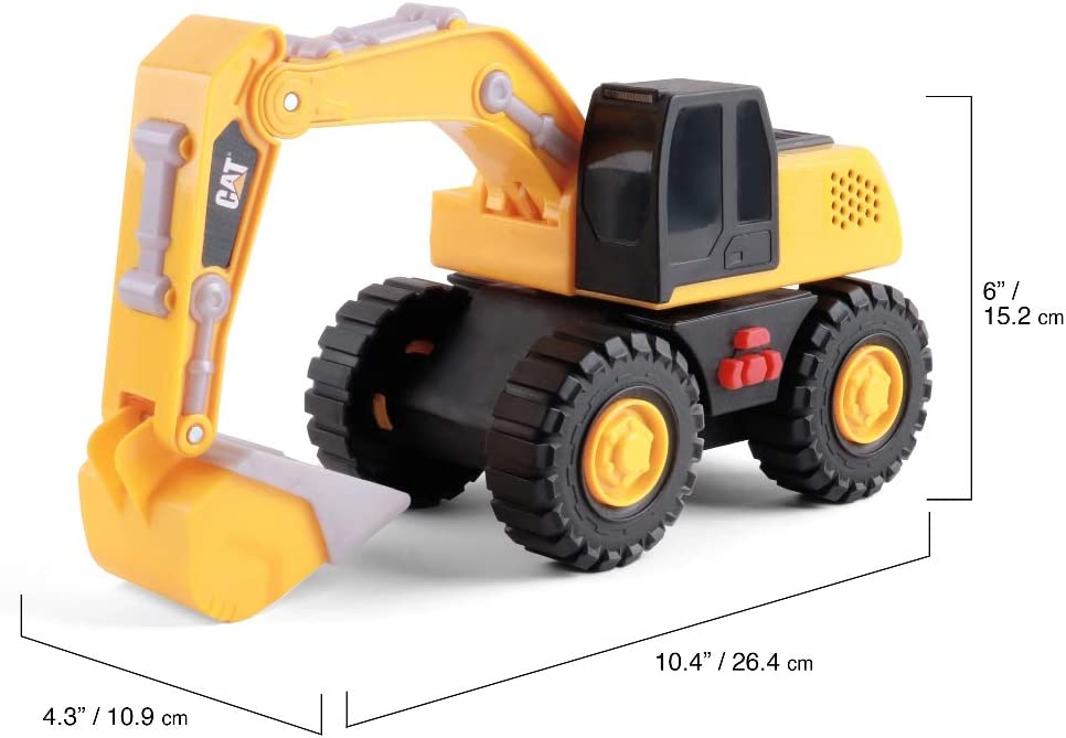 10" Sound & Light Toy Excavator