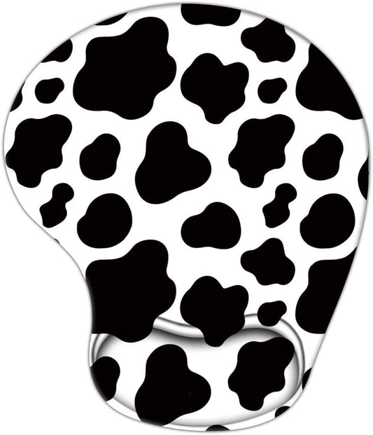 Mouse pad with wrist support, Cow-Print